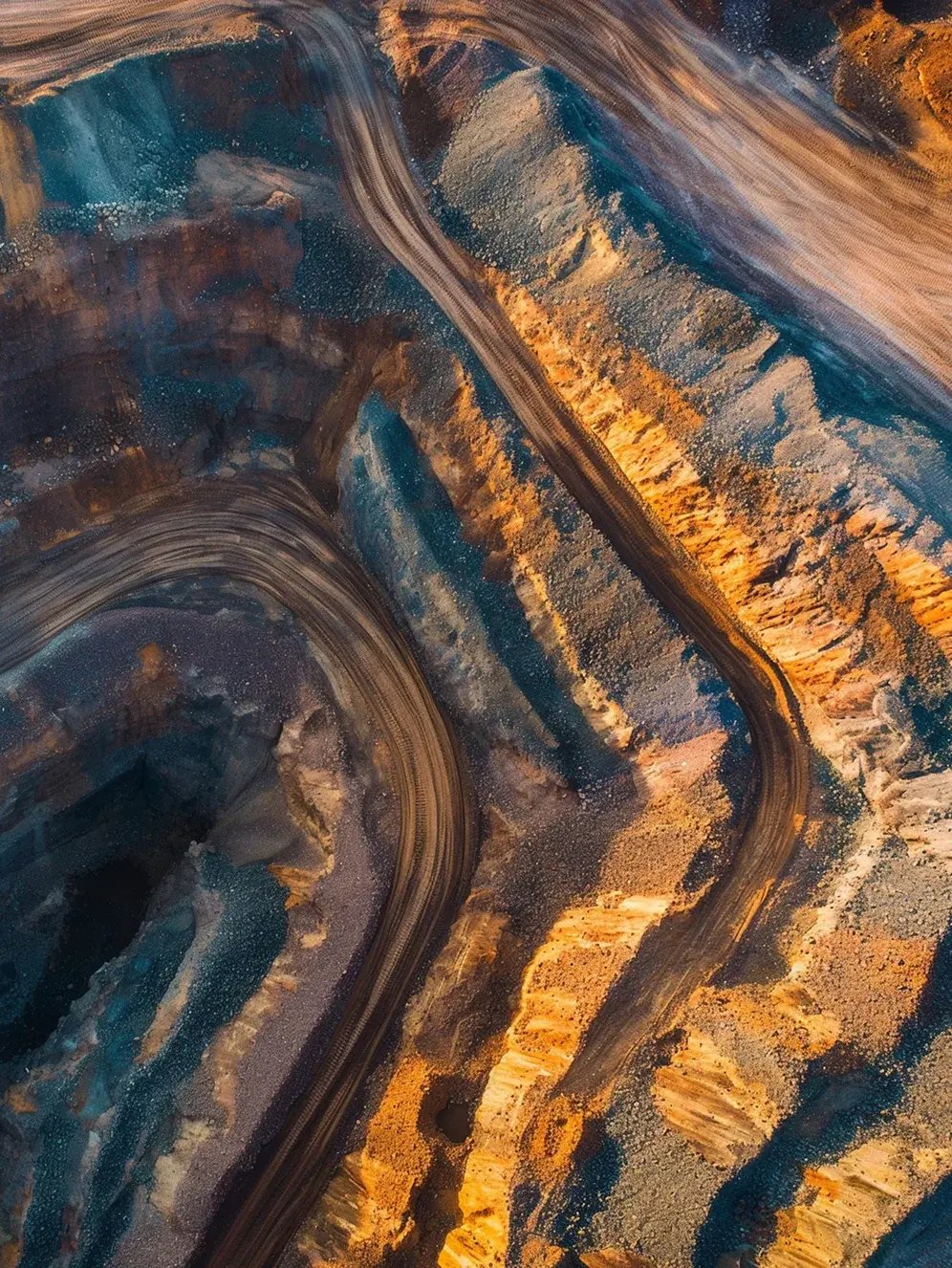 Open pit mine