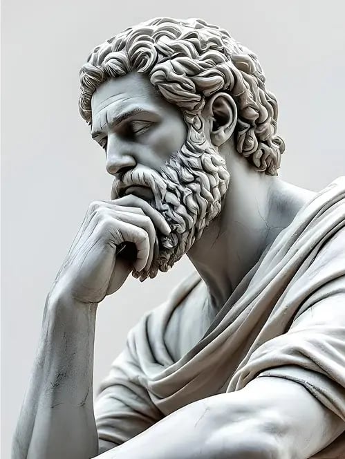 Mable statue of Thales